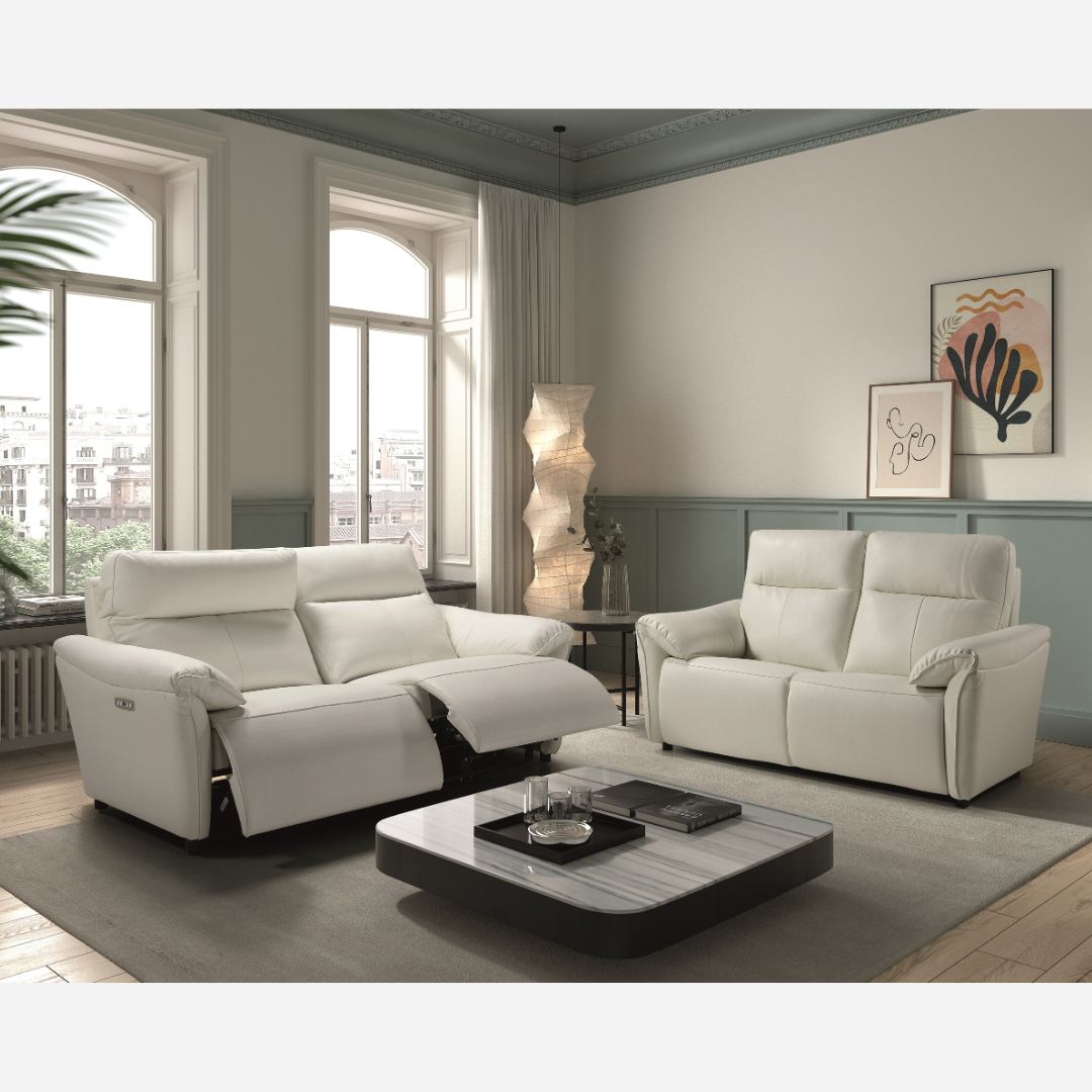 BARBADOS PIEL — Sofá relax eléctrico en piel - Vista 3 - XL Relax