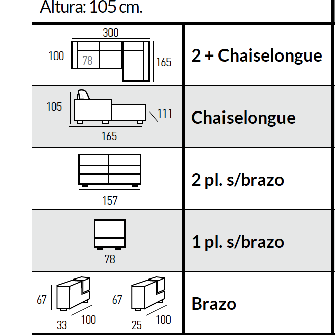 MODULAR BRAVA – composición a medida - XL Relax