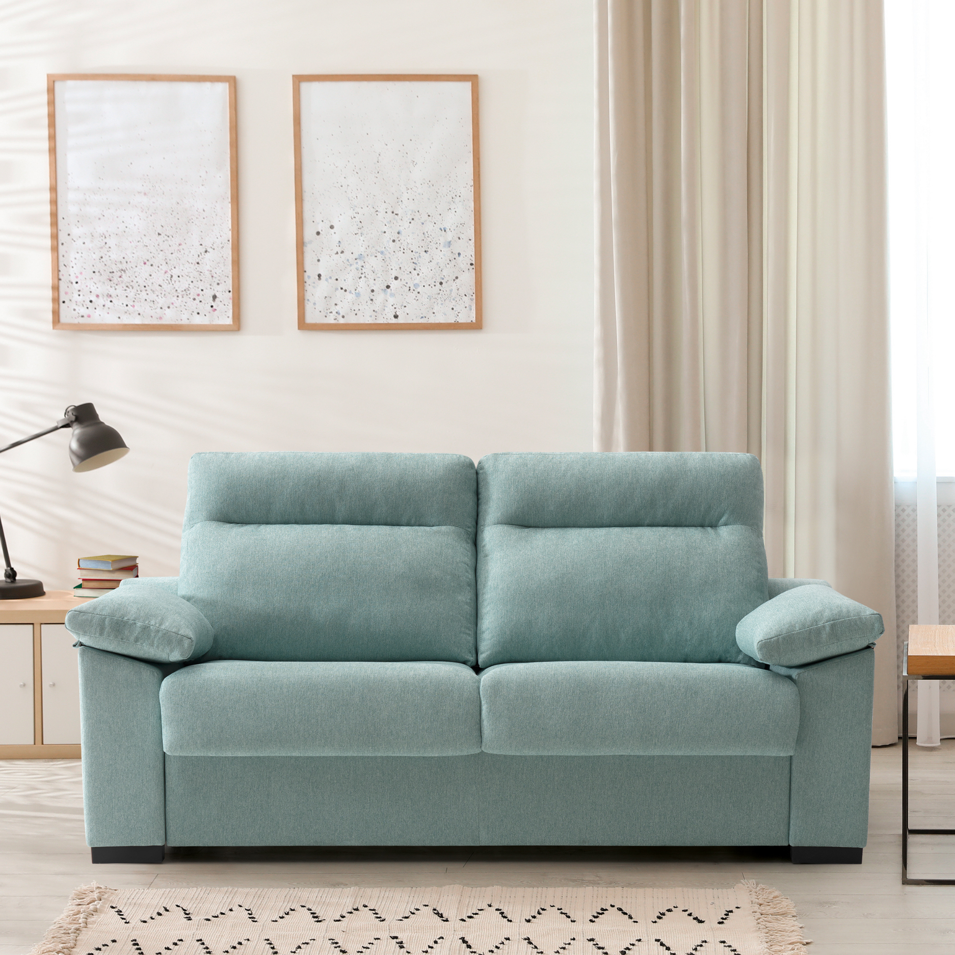 URBAN – Sofá cama italiano elegante con cojines de brazo - Vista 1 - XL Relax