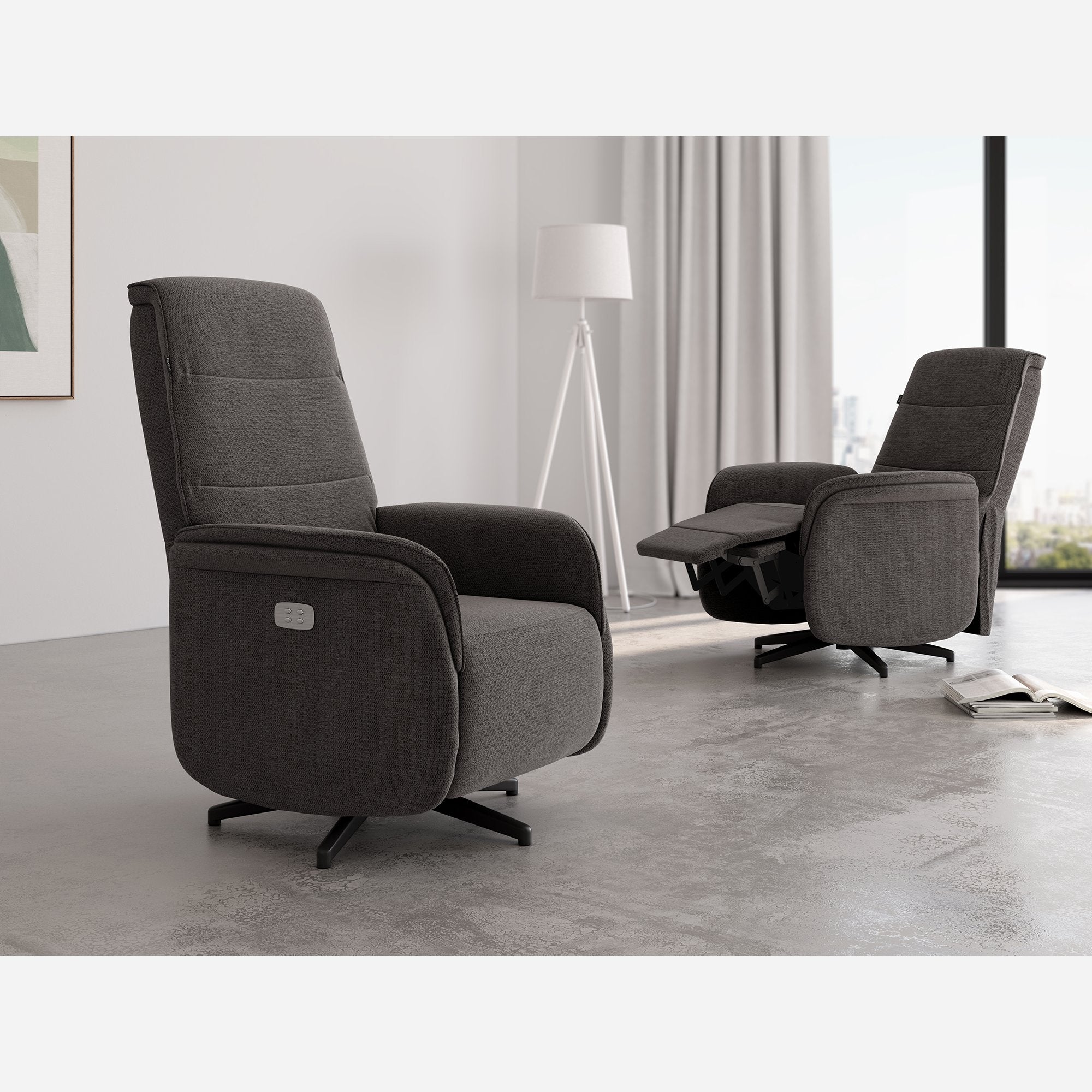 ANAISE – BUTACA GIRATORIA RELAX ELÉCTRICA 2 MOTORES