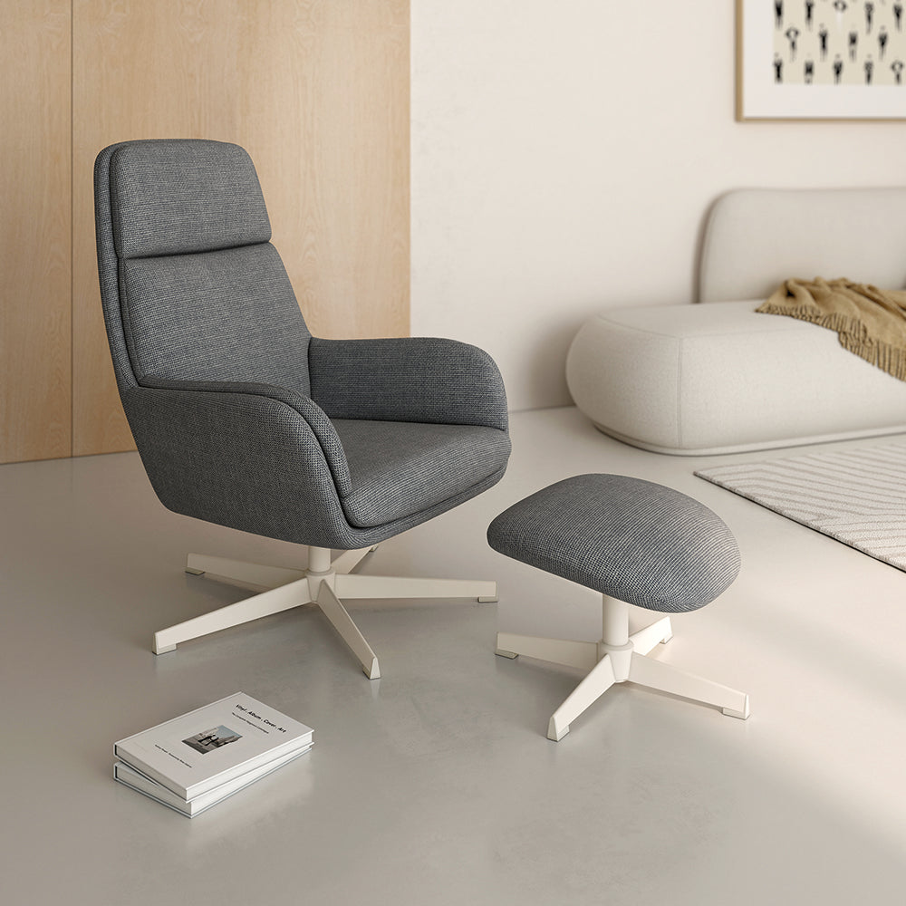 NIDO — Butaca Giratoria 360° con Ottoman - Vista 9 - XL Relax