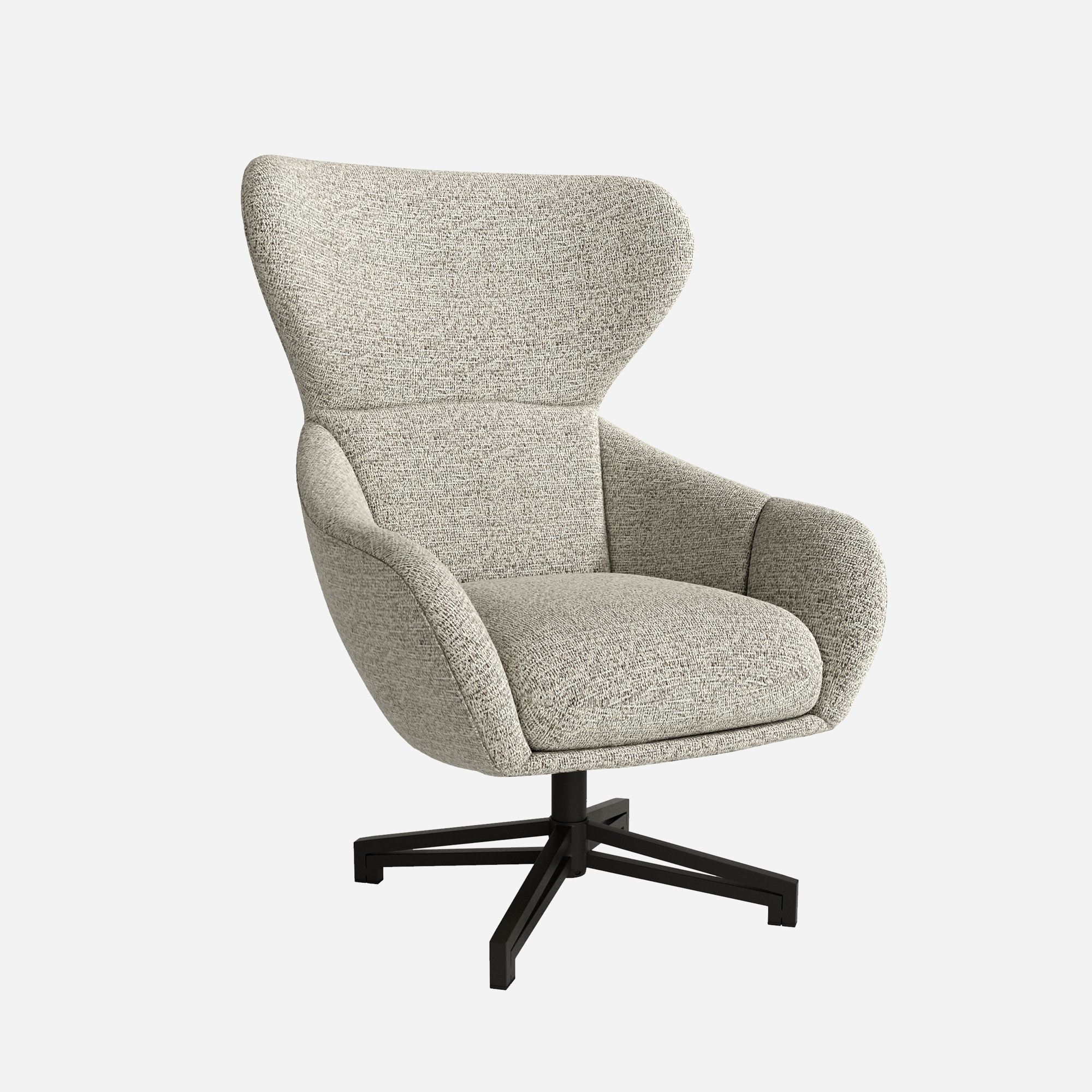 ABELI – BUTACA GIRATORIA TAPIZADA