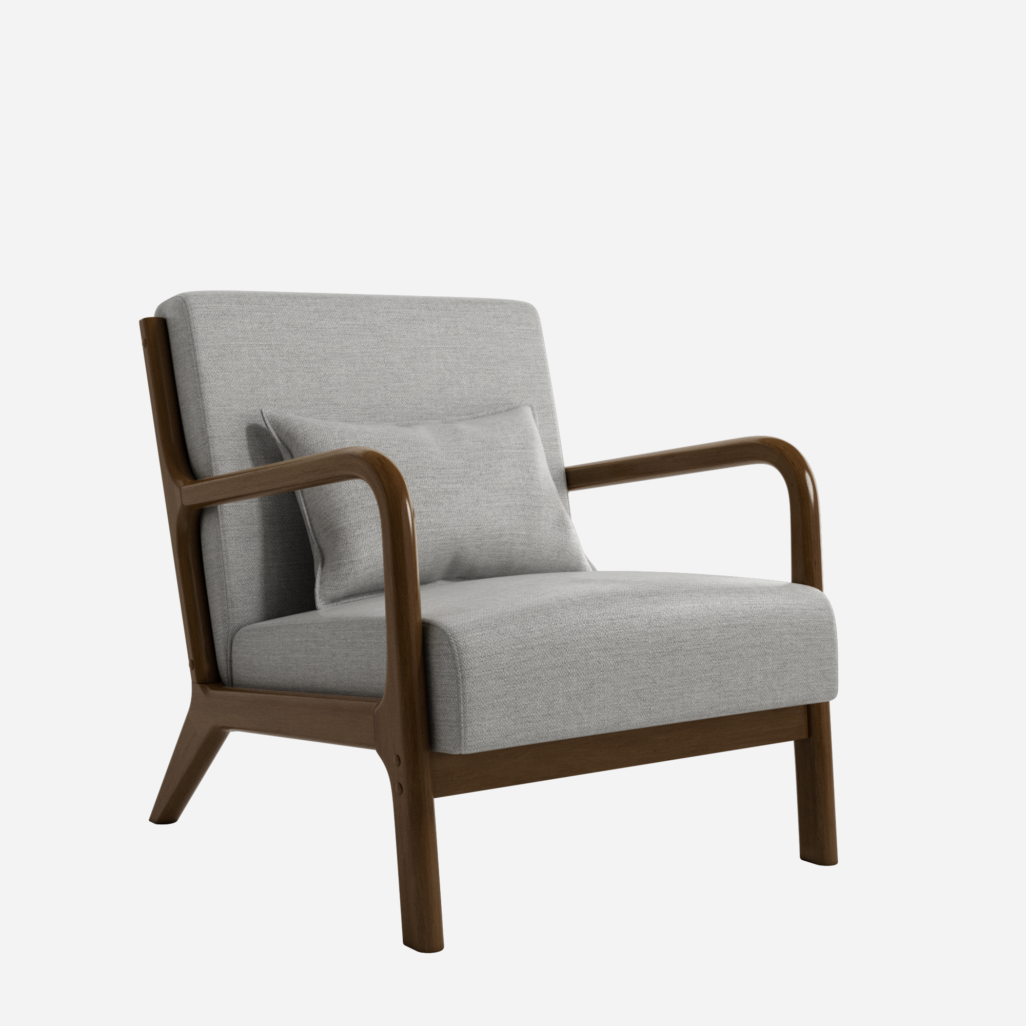 UMEL – BUTACA FIJA MADERA CON TAPIZADO