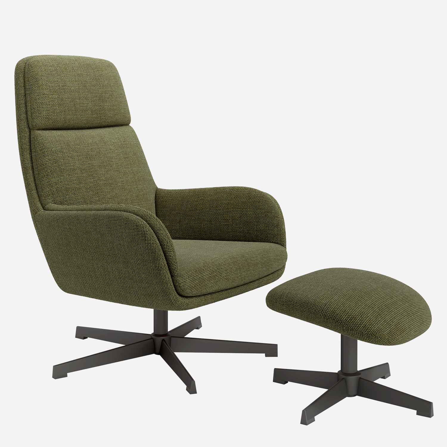 NIDO — Butaca Giratoria 360° con Ottoman - Vista 8 - XL Relax