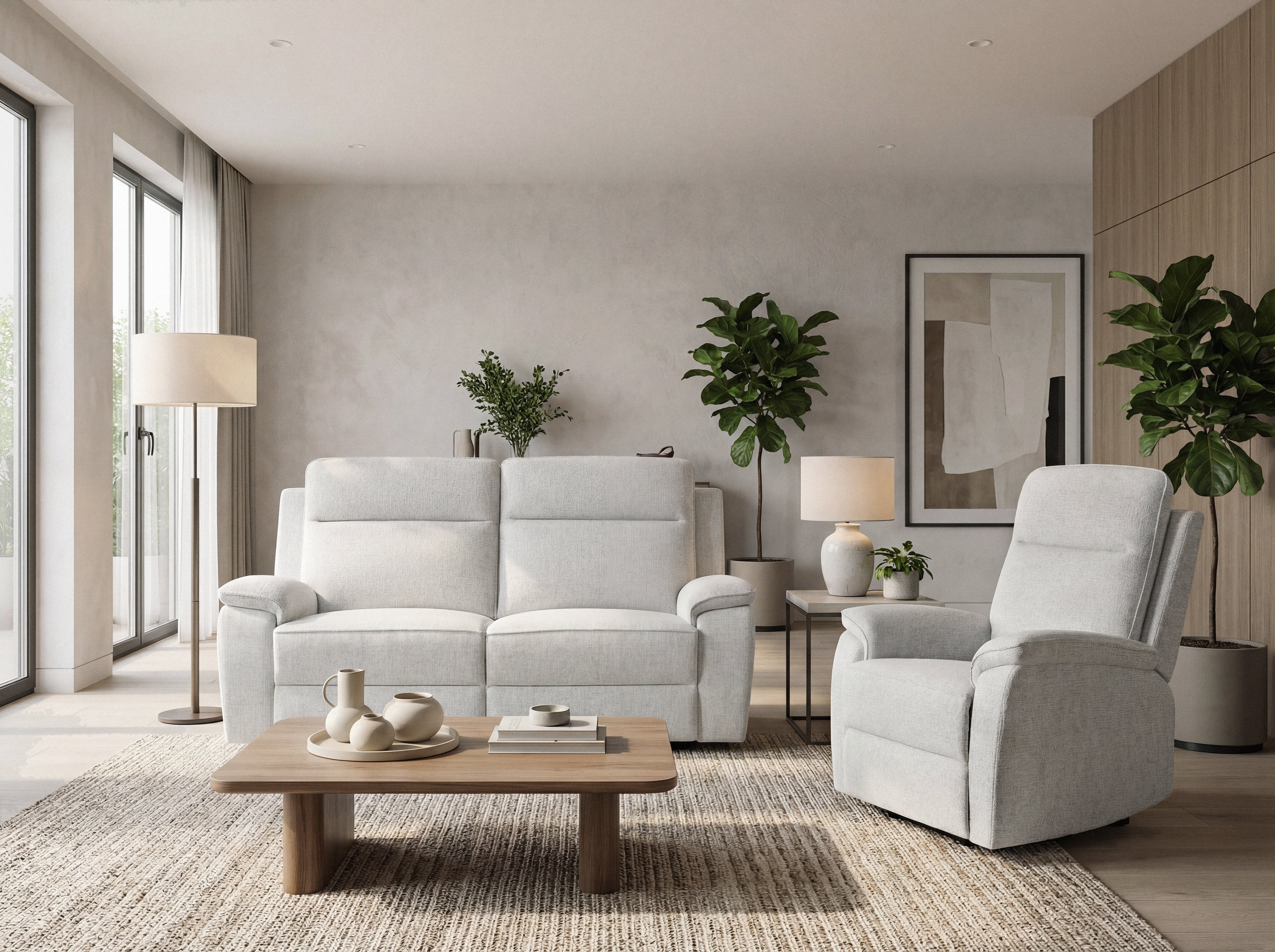 ROSE – Sofá 3 Plazas Relax con Módulo Opcional